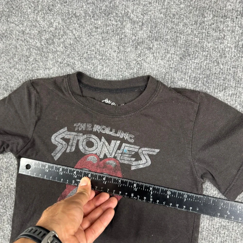 The Rolling Stones T-Shirt Unisex Size 5T Black Graphic U.S. Tour 78 Distressed